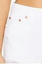 view 6 of 6 Gigi Short in Luxe White Distresse