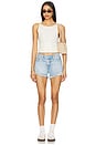 view 5 of 6 Gigi Short in Leisure Distressed