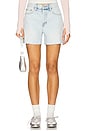 view 1 of 6 Andie High Rise Vintage Cut Off Short in Waterfall Vintage