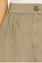 view 6 of 6 Felix Pleated Short in Soft Moss