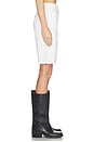view 3 of 6 Nolan Relaxed Straight Cut Off Shorts in Paper White