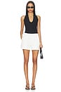 view 5 of 6 Mason Relaxed Utility Short in White