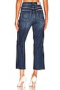 view 3 of 4 Cassie Crop Super High Rise Straight Distressed in Motive Distressed