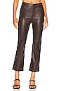 view 1 of 4 Lennon High Rise Crop Boot Pant in Coffee Bean