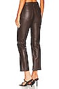 view 3 of 4 Lennon High Rise Crop Boot Pant in Coffee Bean