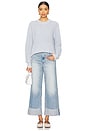 view 5 of 6 CALÇA WIDE LEG CROPPED LANA in Snowcat