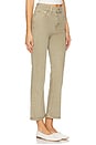 view 2 of 6 CALÇA CINTURA ALTA CROPPED BOOTCUT LENNON in Green Willow