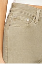 view 6 of 6 CALÇA CINTURA ALTA CROPPED BOOTCUT LENNON in Green Willow