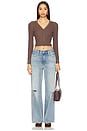 view 5 of 6 Hendrix Wide Leg in Apprentice Distressed