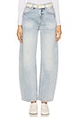 view 1 of 6 Wes High Rise Barrel Jeans in Clever
