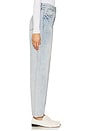 view 3 of 6 Wes High Rise Barrel Jeans in Clever
