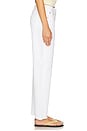 view 3 of 6 Lexi Mid Rise Bowed Straight in Luxe White Vintage