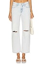 view 1 of 6 Lexi Mid Rise Bowed Straight in Solstice Distressed