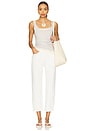 view 5 of 6 Cassie High Rise Crop Straight in Ecru Vintage