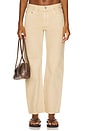 view 1 of 6 Lexi Mid Rise Bowed Straight in Sand Dollar