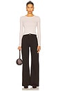 view 5 of 6 Penny High Rise Wide Leg Crop Jeans in Mocha