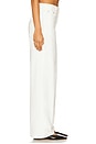 view 3 of 6 Tate High Rise Bowed Wide Jeans in Paper White