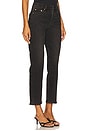 view 2 of 6 Charlie High Rise Classic Straight Ankle Jeans in Dark Midnight