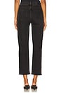 view 4 of 6 Charlie High Rise Classic Straight Ankle Jeans in Dark Midnight