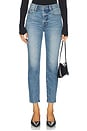 view 1 of 6 Bri Ankle High Rise Slim Straight Jeans in Charleston