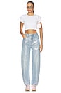 view 5 of 6 Wes High Rise Barrel Jeans in Spellbound