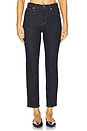 view 1 of 6 Bri High Rise Slim Straight Ankle Jeans in Nightfall