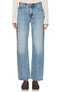 view 1 of 6 Lexi Mid Rise Bowed Straight Jeans in Metropolis