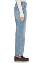 view 3 of 6 Lexi Mid Rise Bowed Straight Jeans in Metropolis