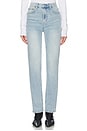 view 1 of 6 Bri High Rise Slim Straight Jeans in Sequel