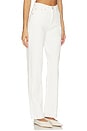 view 2 of 6 Cassie Super High Rise Straight Jeans in Paper White