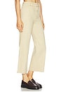 view 2 of 6 Penny Crop High Rise Wide Leg Jeans in Sand Dollar