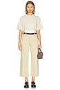view 5 of 6 Penny Crop High Rise Wide Leg Jeans in Sand Dollar