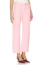 view 2 of 6 Lexi Mid Rise Bowed Straight Jeans in Blush
