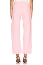 view 4 of 6 Lexi Mid Rise Bowed Straight Jeans in Blush