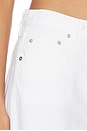 view 6 of 6 Jadyn Low Slung Palazzo Jeans With Drawcord in Optic White
