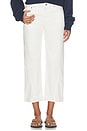 view 1 of 7 Kacey Mid Rise Cuffed Boyfriend Jeans in Optic White