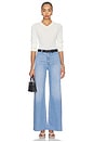 view 5 of 6 Penny High Rise Wide Leg Jeans in Whisper