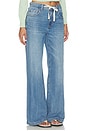 view 2 of 6 Jadyn Low Slung Palazzo Jeans With Drawcord in Expanse