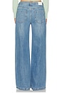 view 4 of 6 Jadyn Low Slung Palazzo Jeans With Drawcord in Expanse