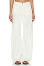 view 2 of 7 Sydney High Rise Bowed Wide Jeans in Egret