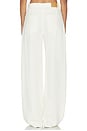 view 5 of 7 Sydney High Rise Bowed Wide Jeans in Egret