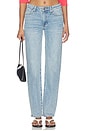 view 1 of 6 Aleks High Rise Straight Long Jeans in Aegean