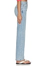 view 3 of 6 Aleks High Rise Straight Long Jeans in Aegean