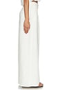 view 3 of 6 Delphine Pleated Wide Leg Jeans in Off-white