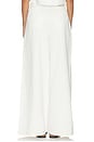 view 4 of 6 Delphine Pleated Wide Leg Jeans in Off-white