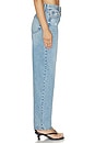 view 3 of 6 Wes High Rise Barrel Jeans in Blue Cloud