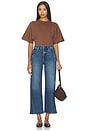 view 5 of 6 Kyra Ankle High Rise Bowed Wide Leg Jeans in Cosmic