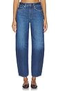 view 1 of 6 Sacha High Rise Relaxed Barrel Jeans in Nile