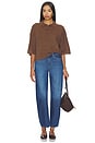 view 5 of 6 Sacha High Rise Relaxed Barrel Jeans in Nile