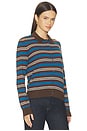 view 2 of 5 GILET LYVIA in Tealwood Stripe